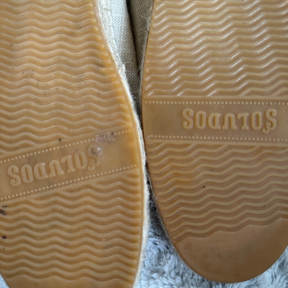 Soludos platform canvas espadrilles size 9.5 - Picture 9 of 11